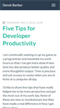 Mobile Screenshot of derekbarber.ca